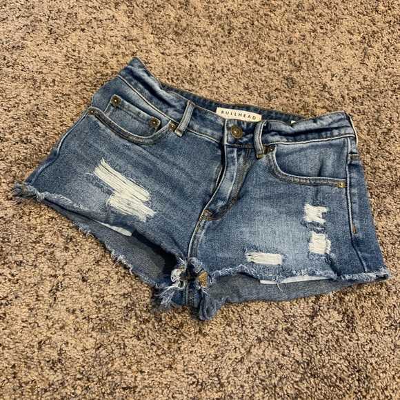 Bullhead Denim Co Denim Jean High Rise Shorts - Picture 3 of 8